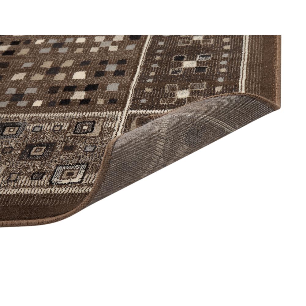 Sonoma Drexel Chocolate/Ivory/Grey Area Rug, 7'10" x 10'1". Picture 3