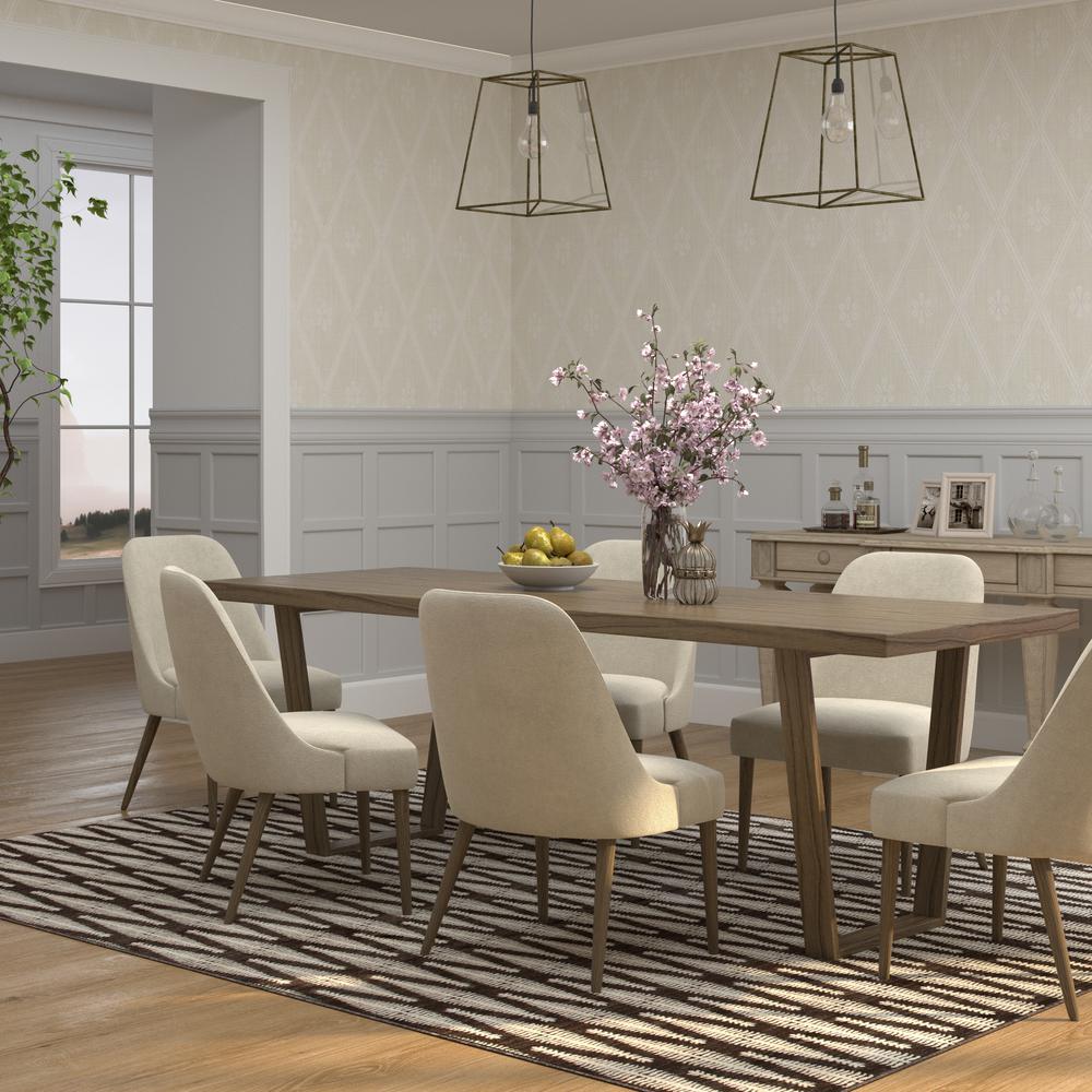 Sonoma Mesilla Ivory/Brown Area Rug, 7'10" x 10'1". Picture 5