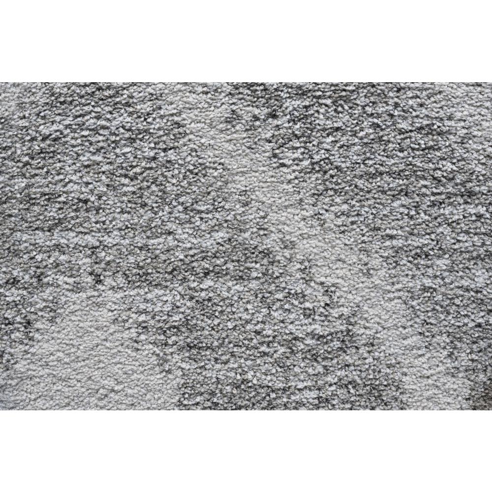 Granada Galen Gray and Ivory Olefin Shag Area Rug, 7' 10" x 10' 10". Picture 5