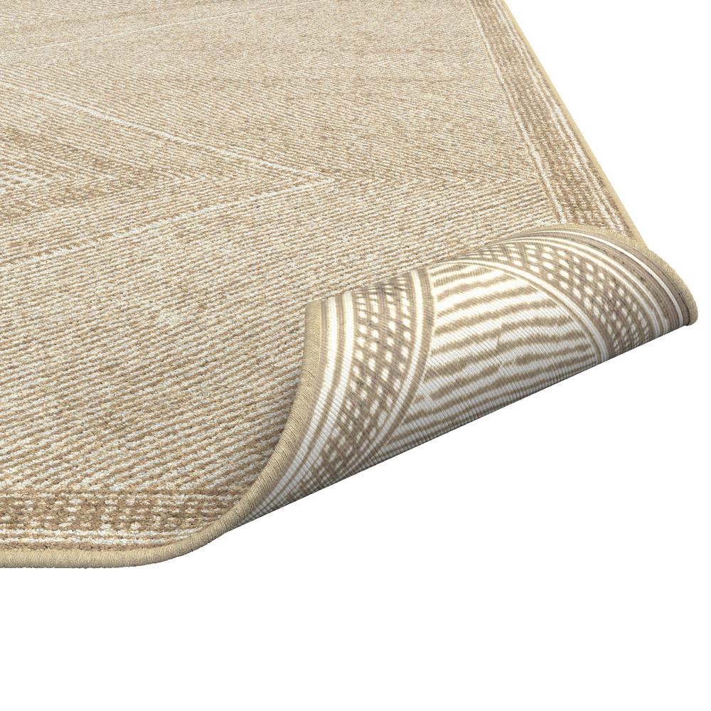 Sonoma Benzara Beige and White Viscose Area Rug, 7'10" x 10'9". Picture 3