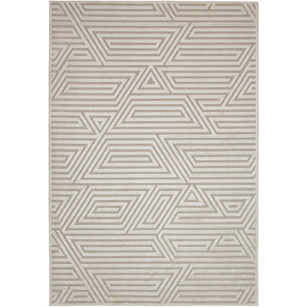 Napa Orbit Ivory Area Rug, 5'3" x 7'6". Picture 4