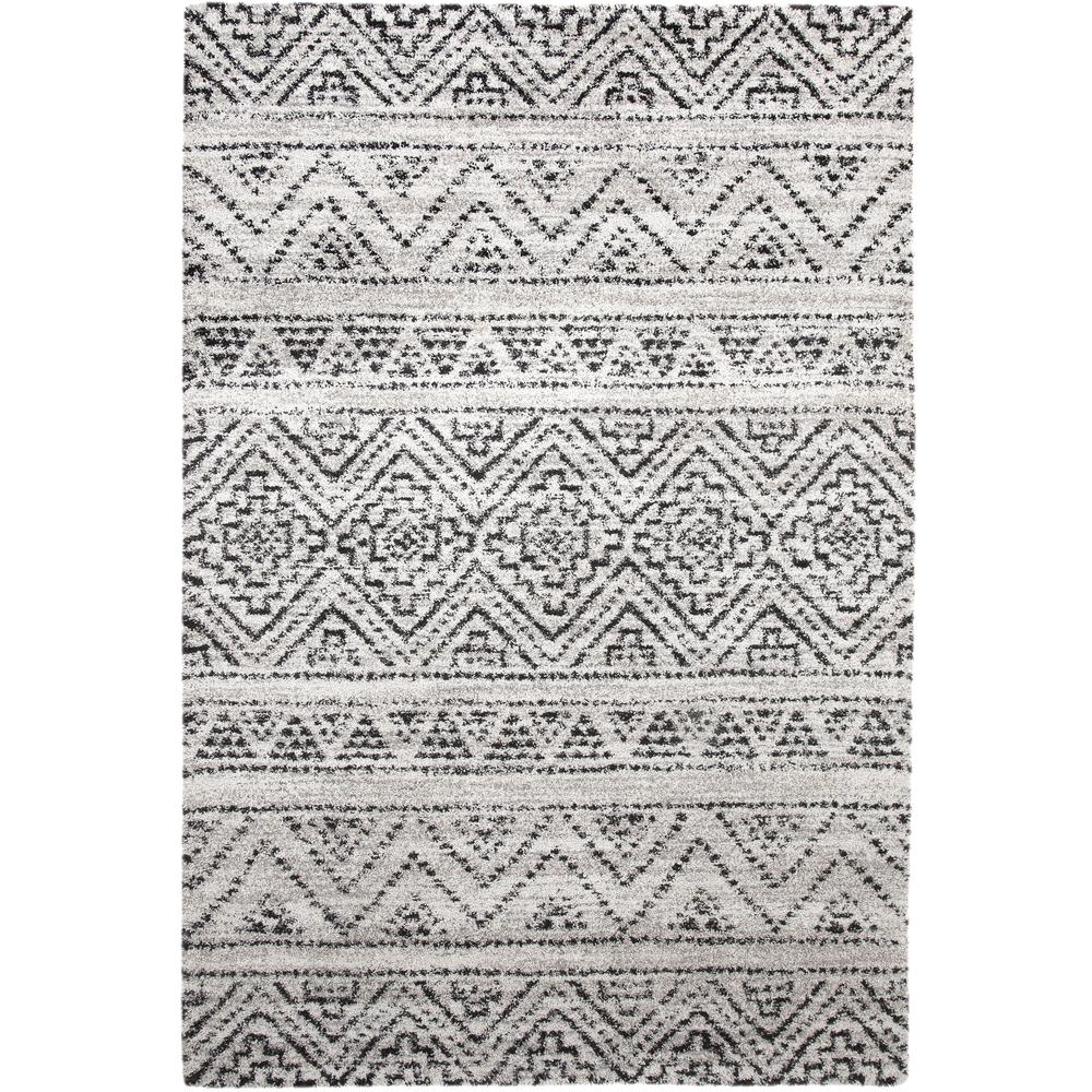 Granada Sella Ivory/Natural/Black Area Rug, 7'10" x 10'10". Picture 1