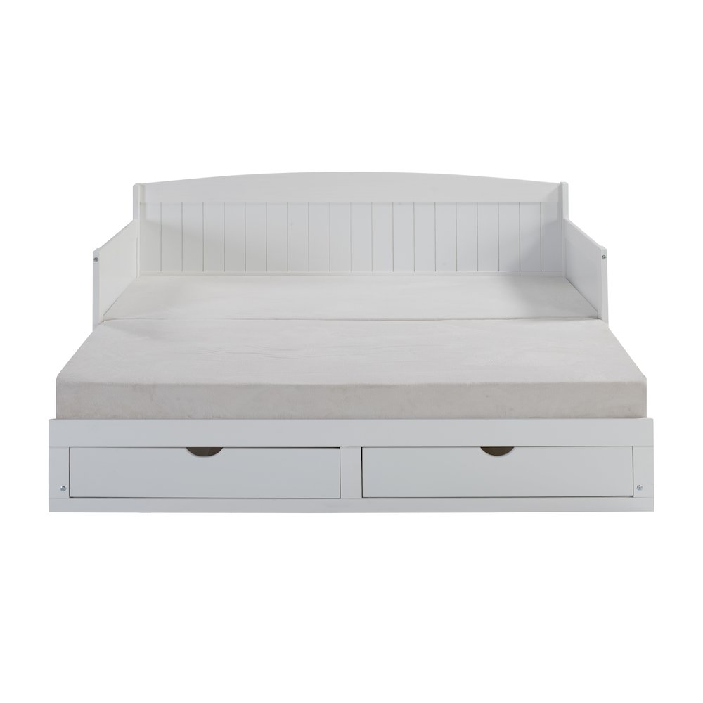 Harmony Daybed with King Conversion, White. Picture 2