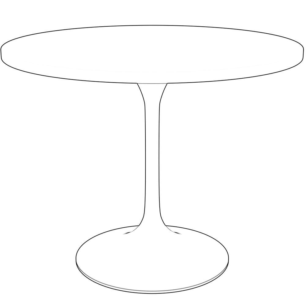 Verve 36" Round Dining Table, Brushed Gold Base with Dark Maple MDF Top. Picture 4