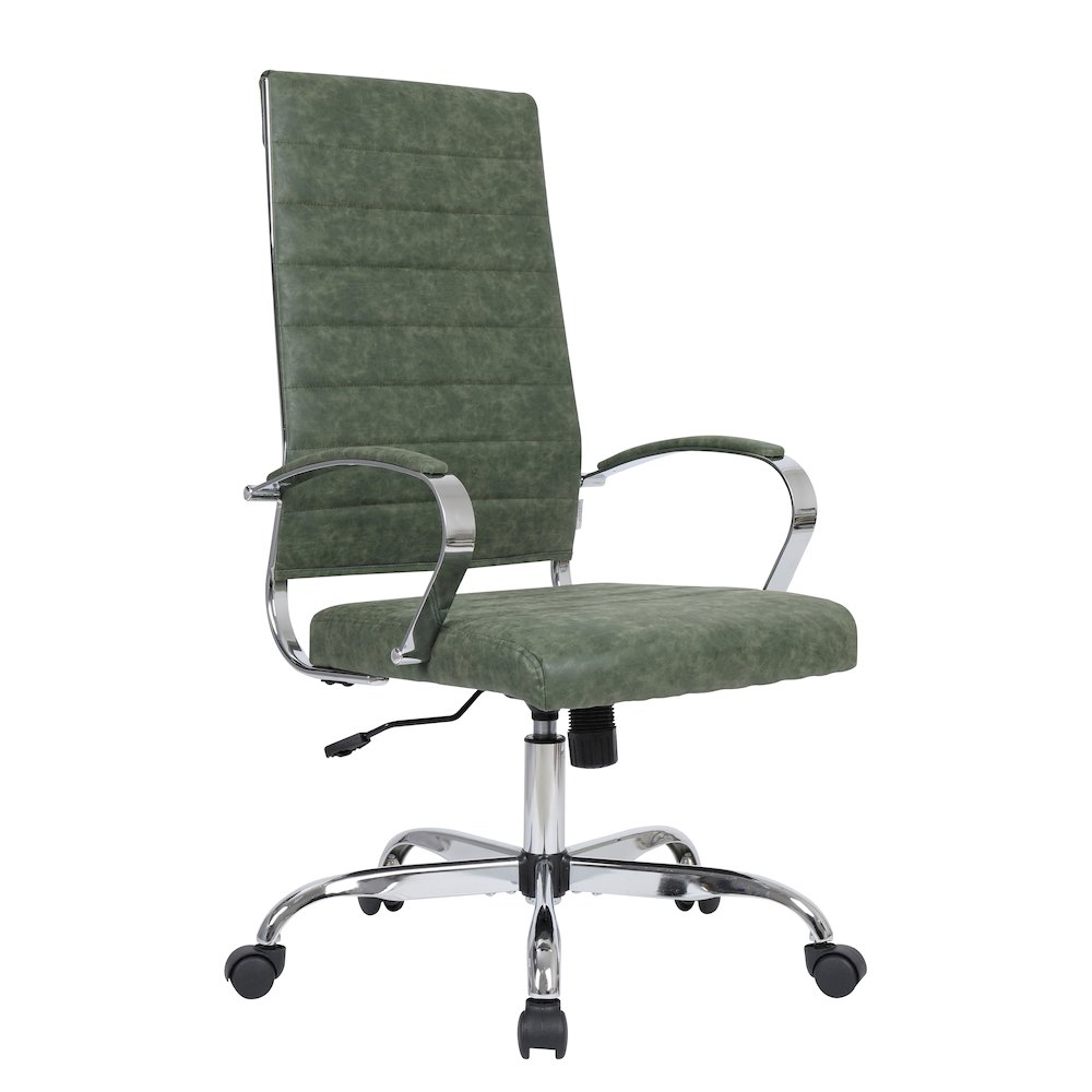 Benmar High-Back Leather Office Chair. Picture 6