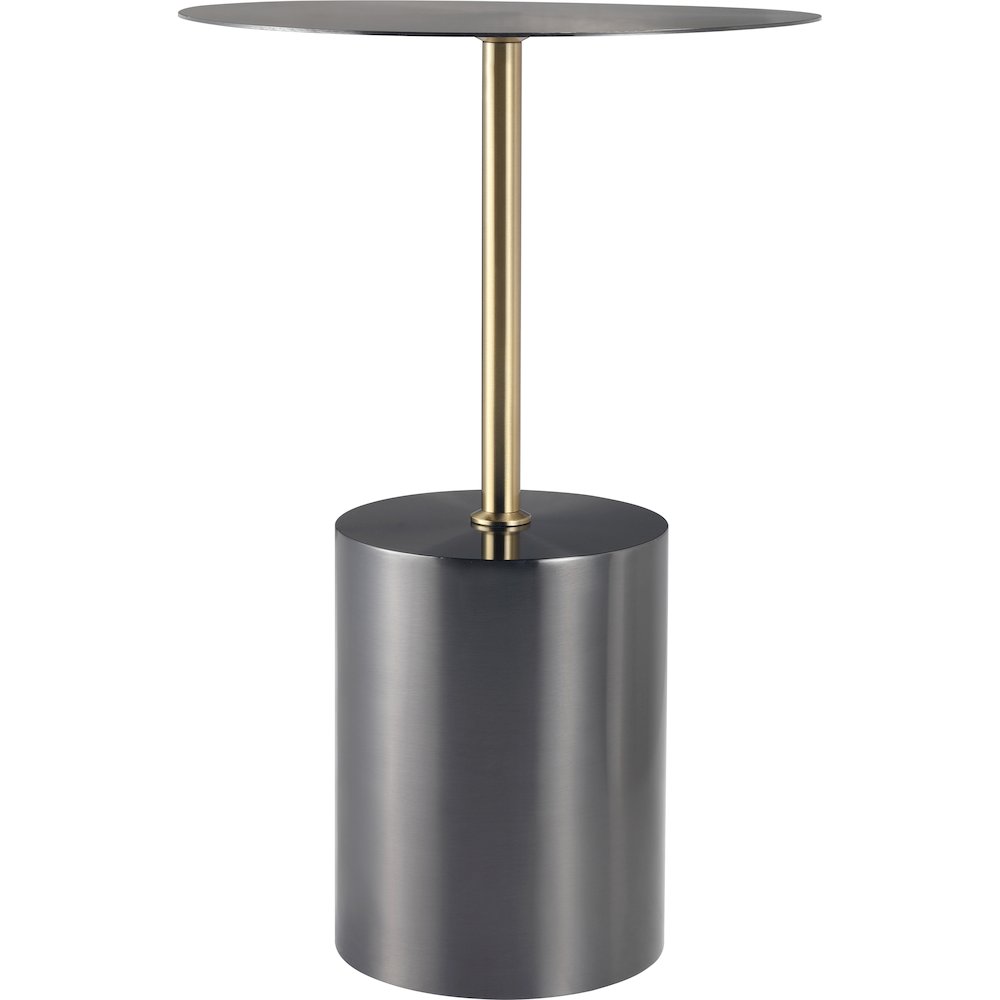 Malta Collection Modern End Table In Black. Picture 10