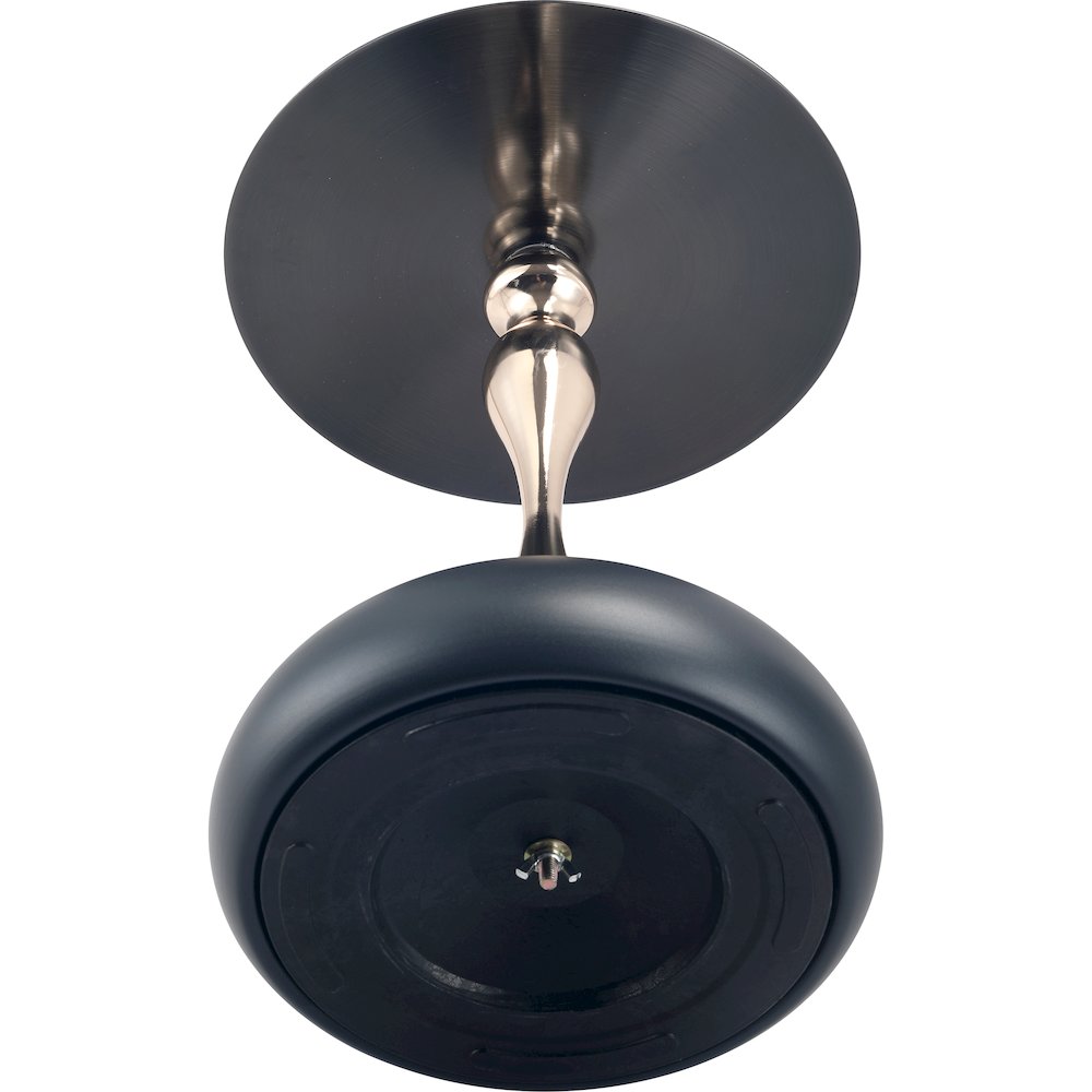 Savoy Collection Modern End Table In Matt Black. Picture 18