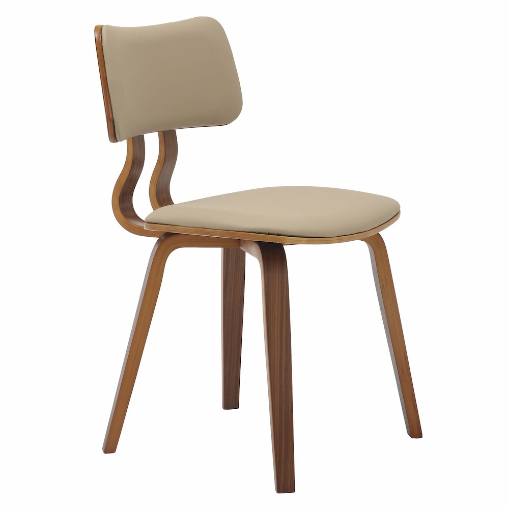 5-Piece Dining Set in Walnut/Light Brown. Picture 8