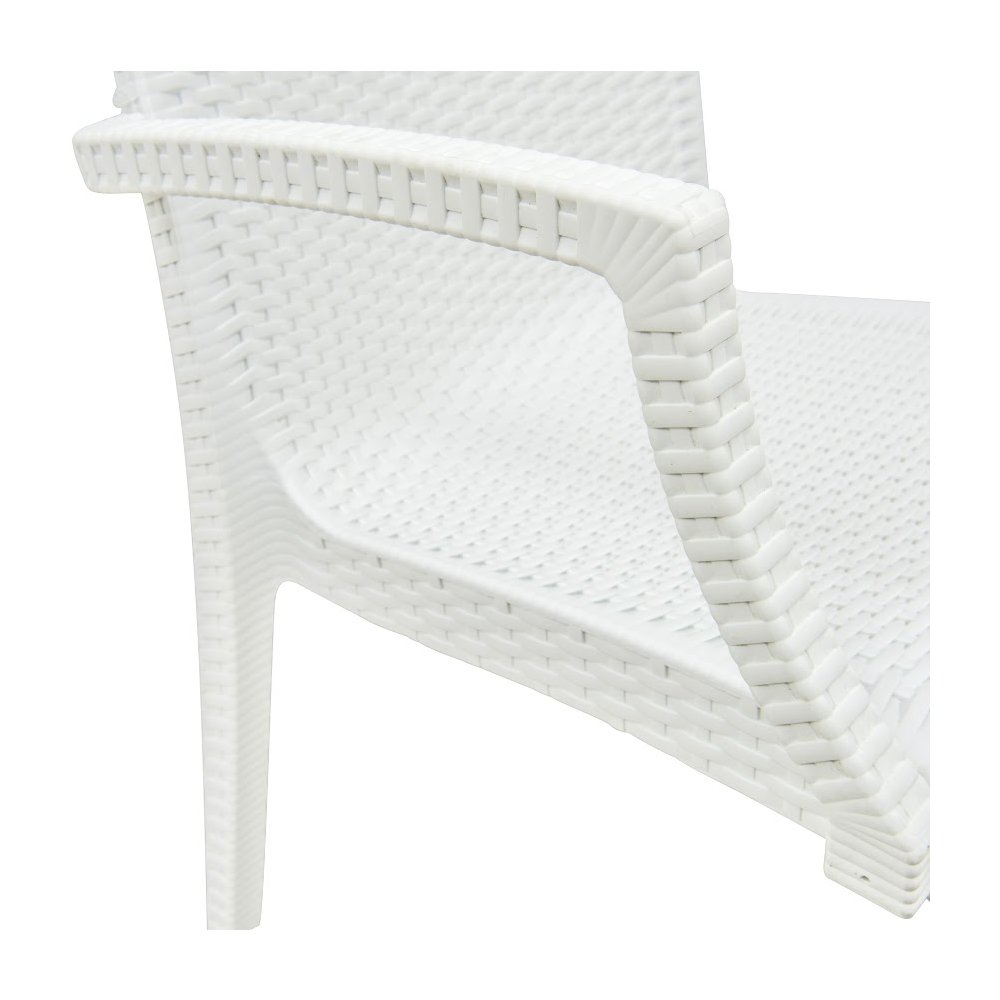 Weave Mace Indoor/Outdoor Chair (With Arms), Set of 4. Picture 6