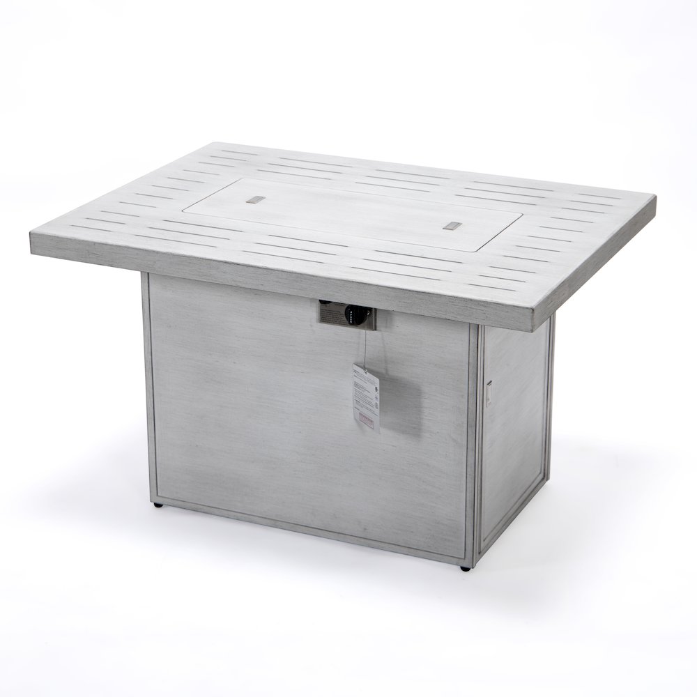 Chelsea Patio Modern Aluminum Propane Fire Pit Table. Picture 12