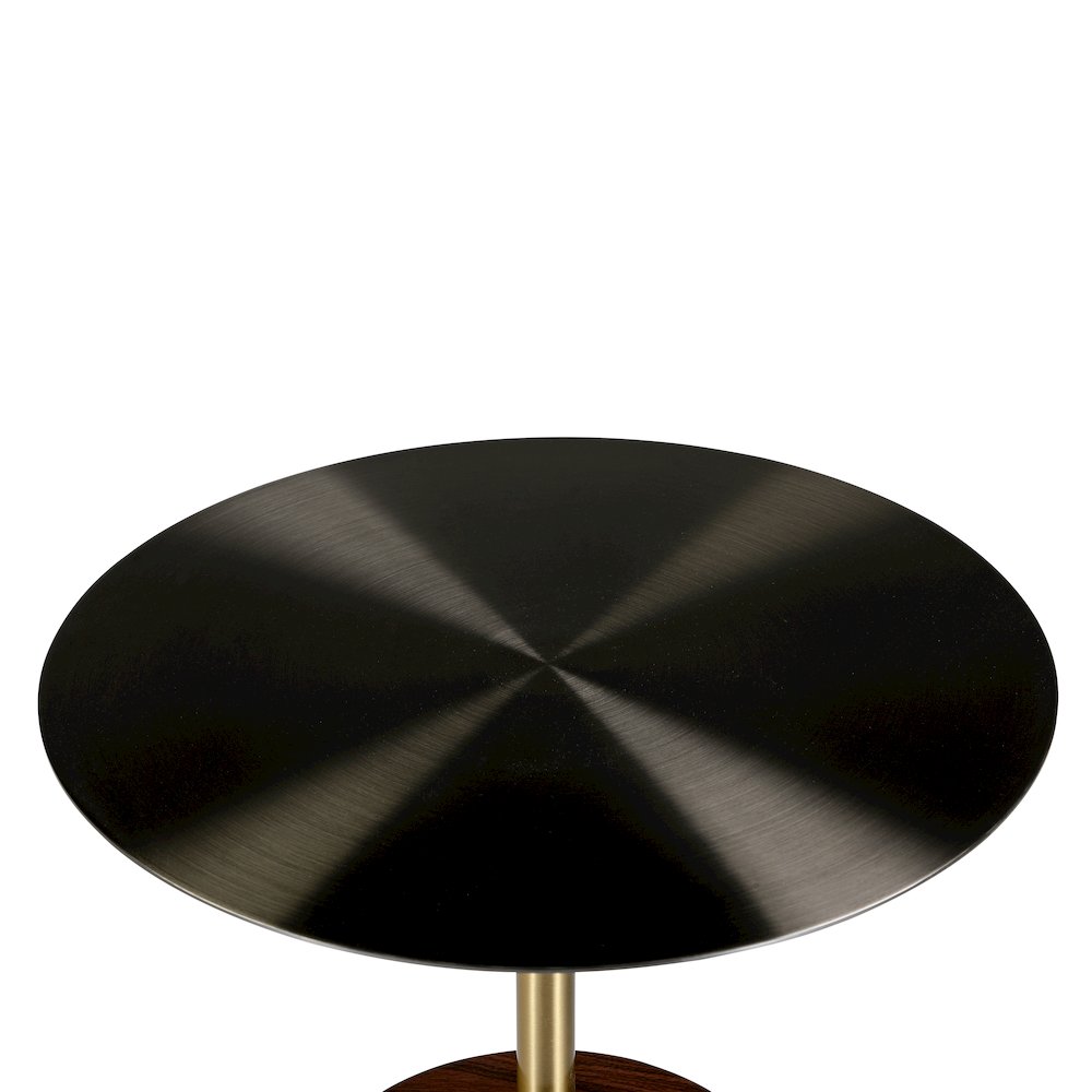 Malta Collection Modern End Table In Brown. Picture 31