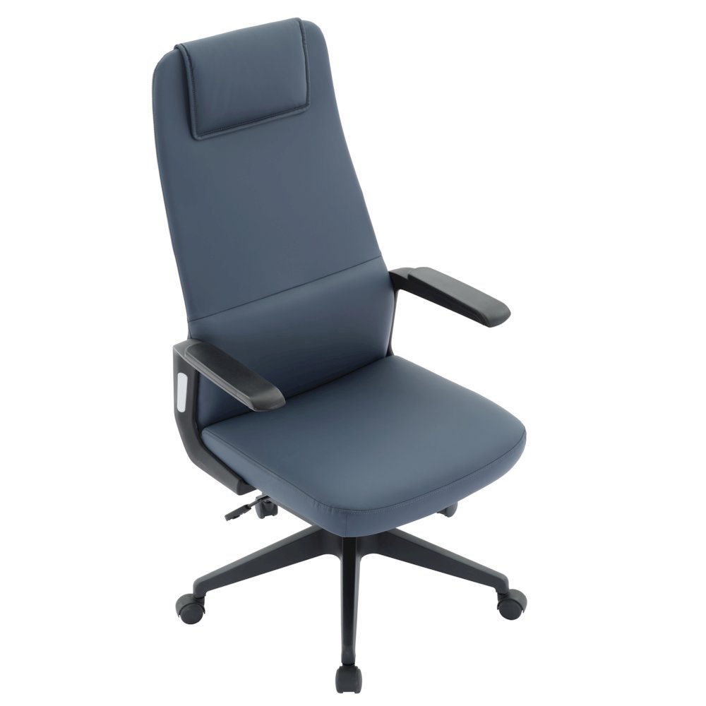 Nexa Collection Modern Office Chair In Blue. Picture 13