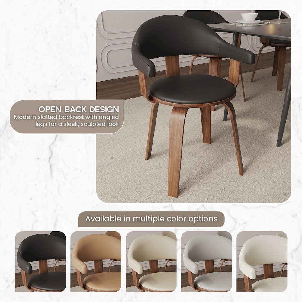 Modern Wooden Dining Chair. Picture 5