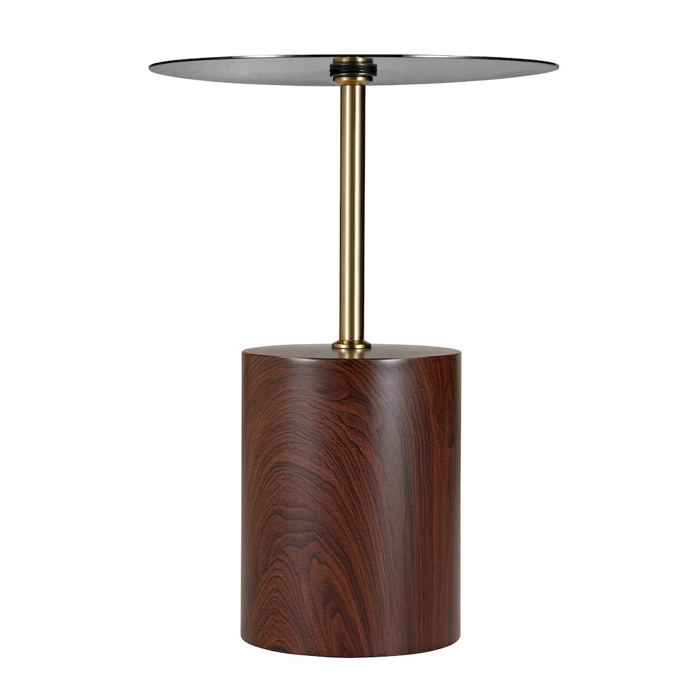 Malta Collection Modern End Table In Brown. Picture 28