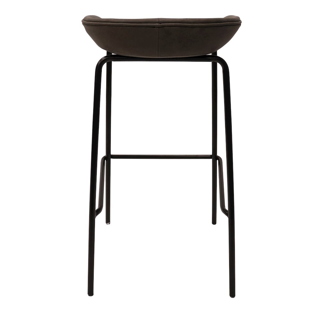 Servos Modern Barstool in Elephant Grey. Picture 16
