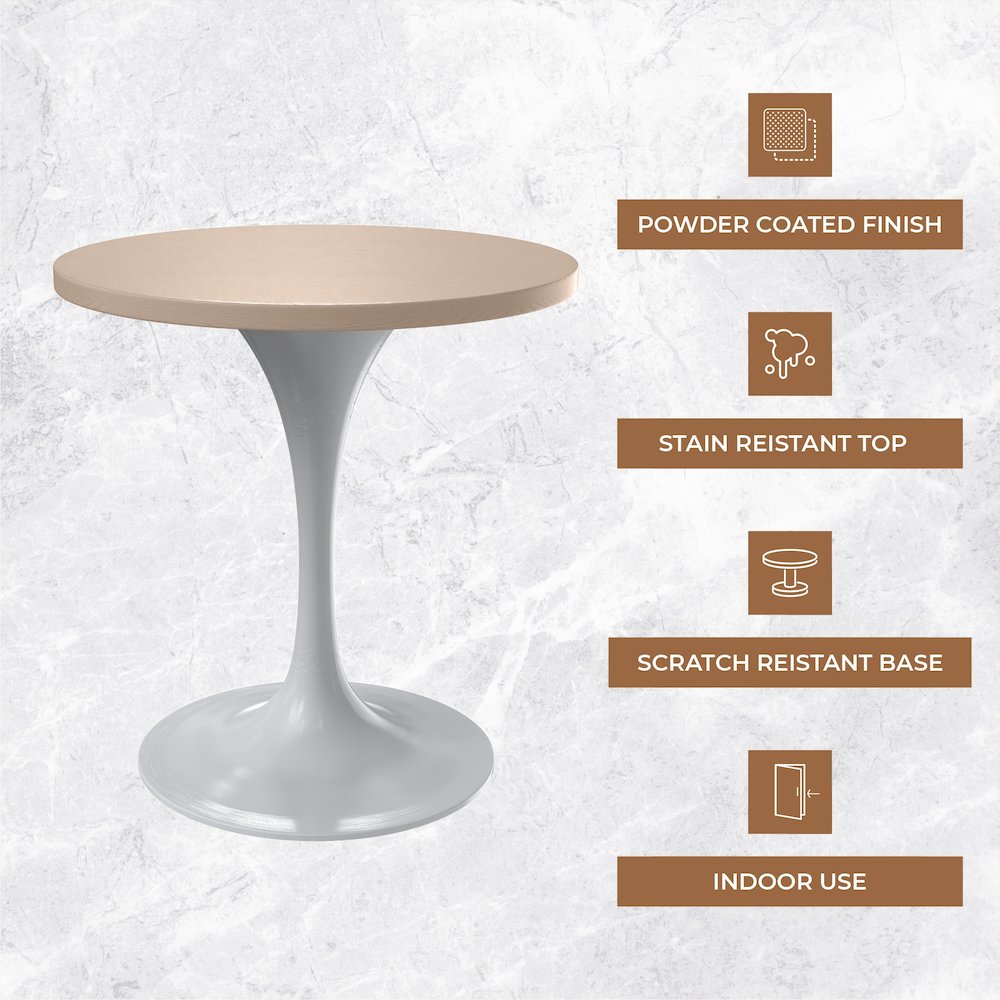 Verve Collection 27 Round Dining Table. Picture 2