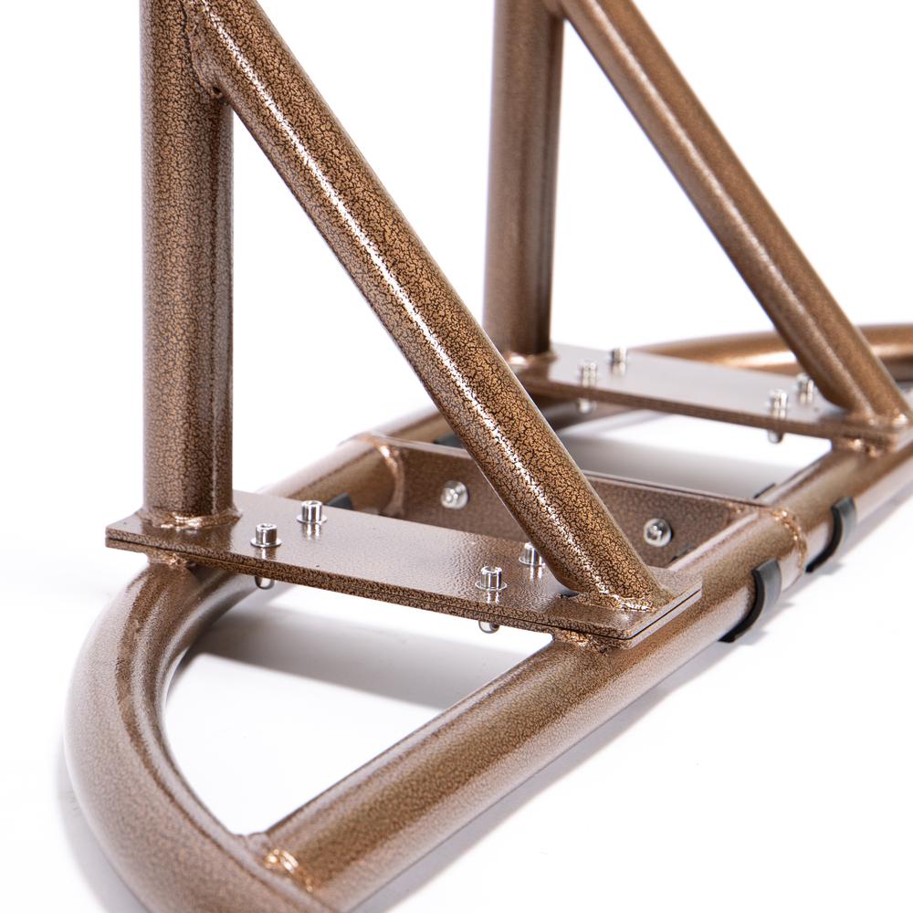 LeisureMod Wicker Hanging Double Egg Swing Chair  EKDBG-57BU. Picture 17