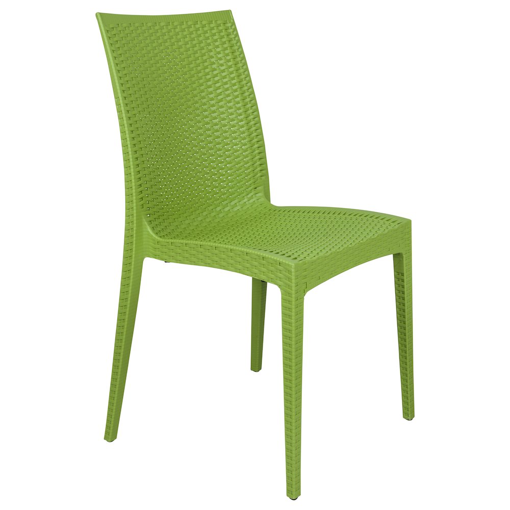 Weave Mace Indoor/Outdoor Dining Chair (Armless). Picture 1