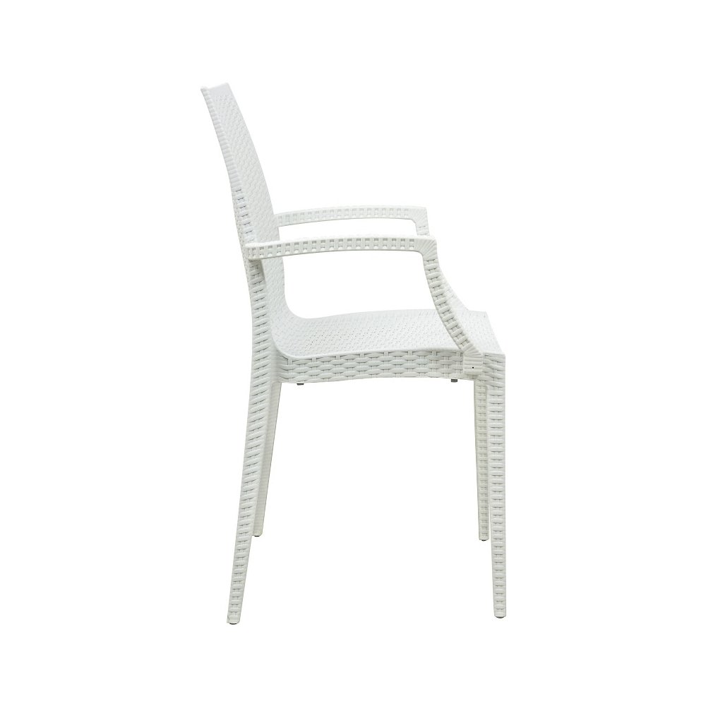 Weave Mace Indoor/Outdoor Chair (With Arms), Set of 4. Picture 4