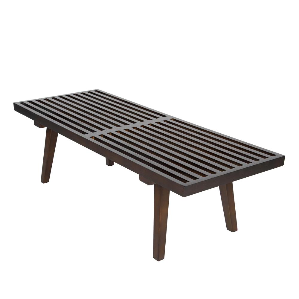 Mid-Century Inwood Platform Bench - 4 Feet. Picture 1