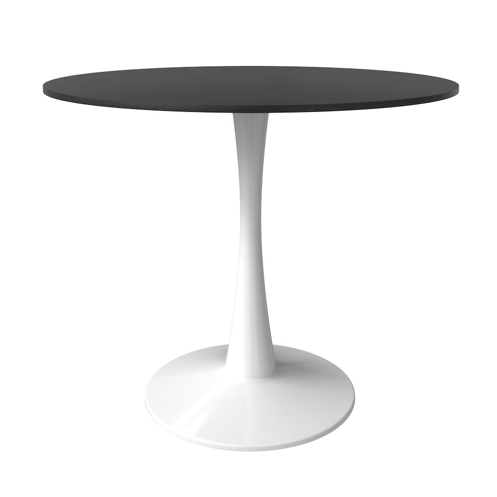 Bristol Mid-Century Modern Round Dining Table. Picture 21