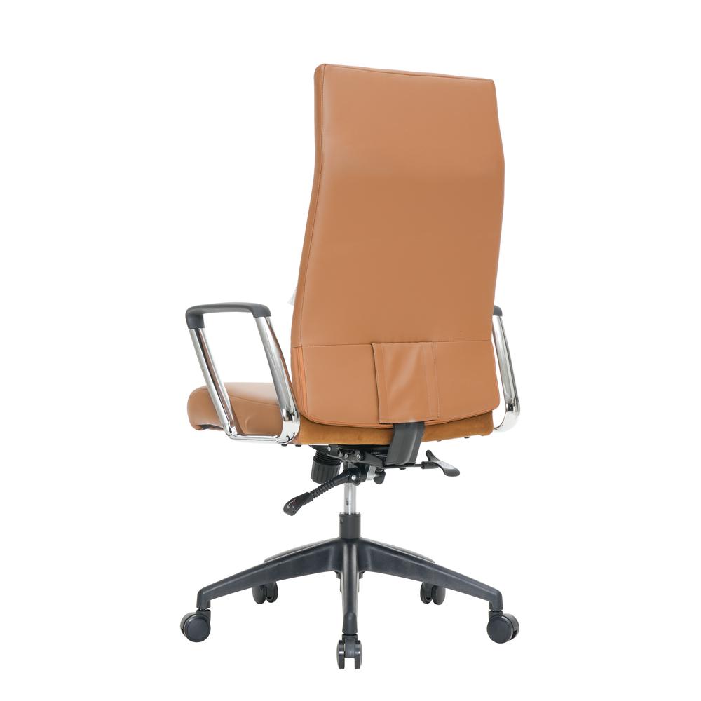 Hilton Modern High-Back Leather Office Chair. Picture 6