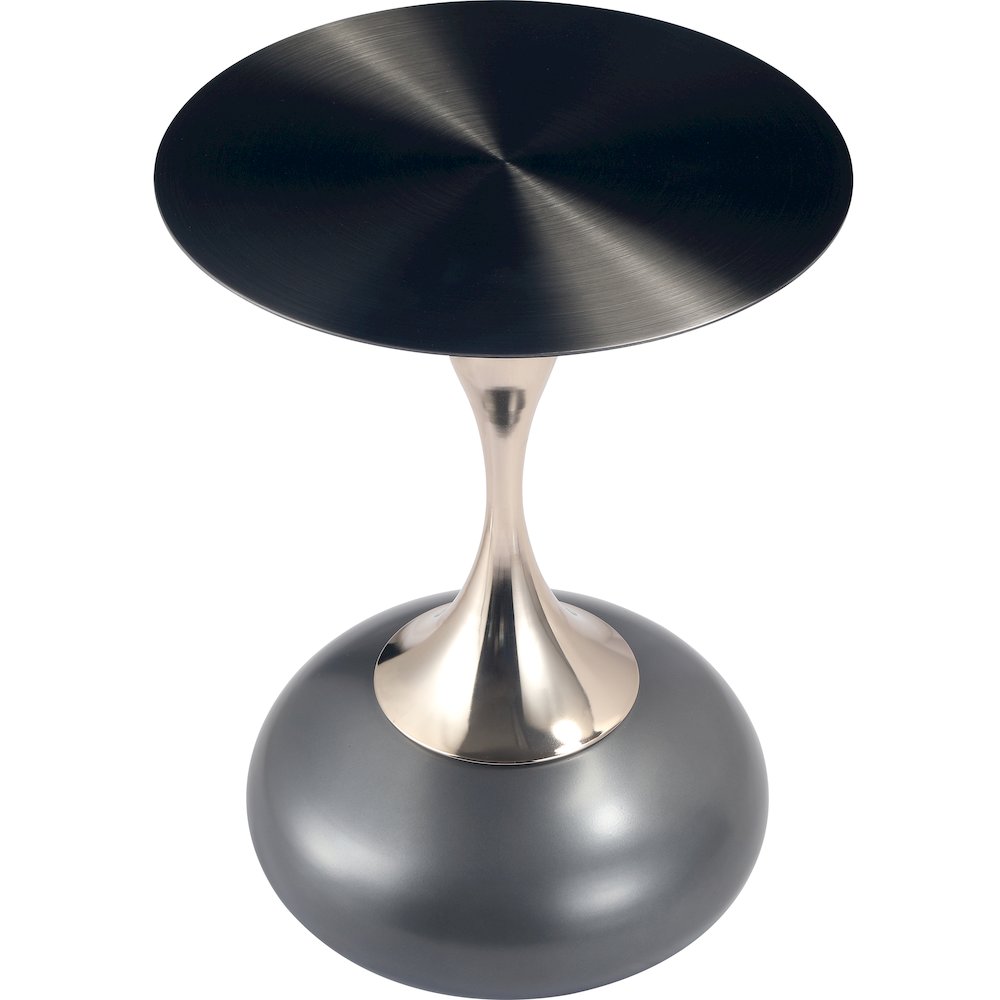 Savoy Collection Modern End Table In Grey. Picture 3