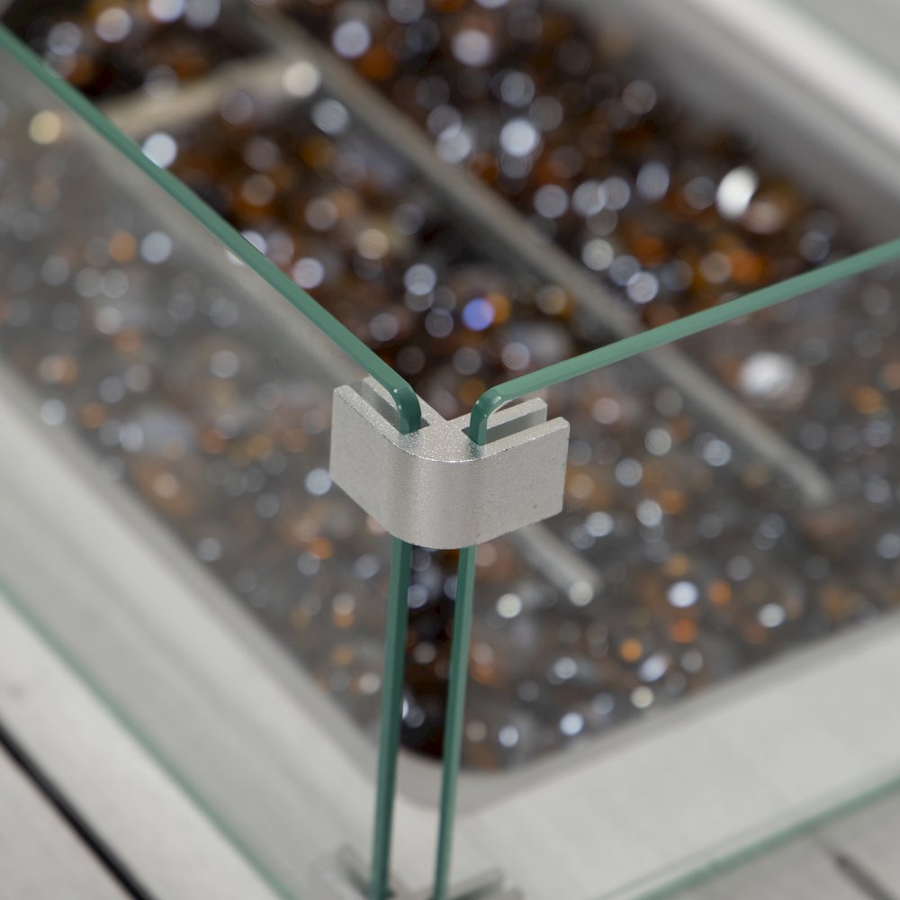 Chelsea Patio Modern Aluminum Propane Fire Pit Table. Picture 20