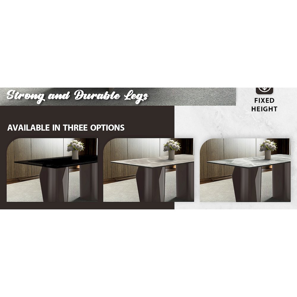 Zelan Series Modern Dining Table. Picture 14