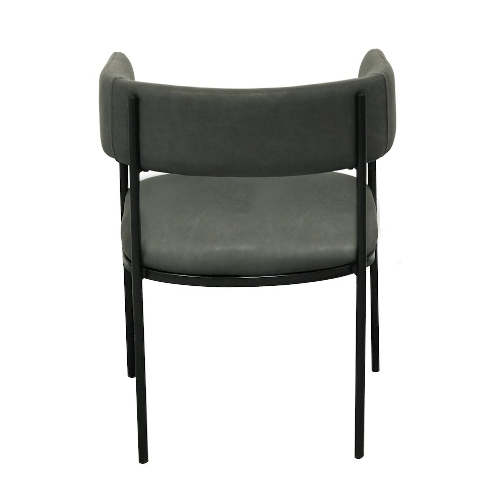 Cyril Collection Modern Chair in Charcoal. Picture 20