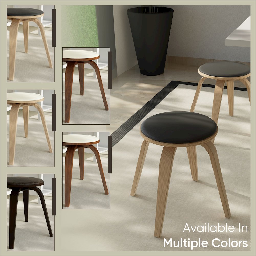 Modern Wooden Dining Stool. Picture 4