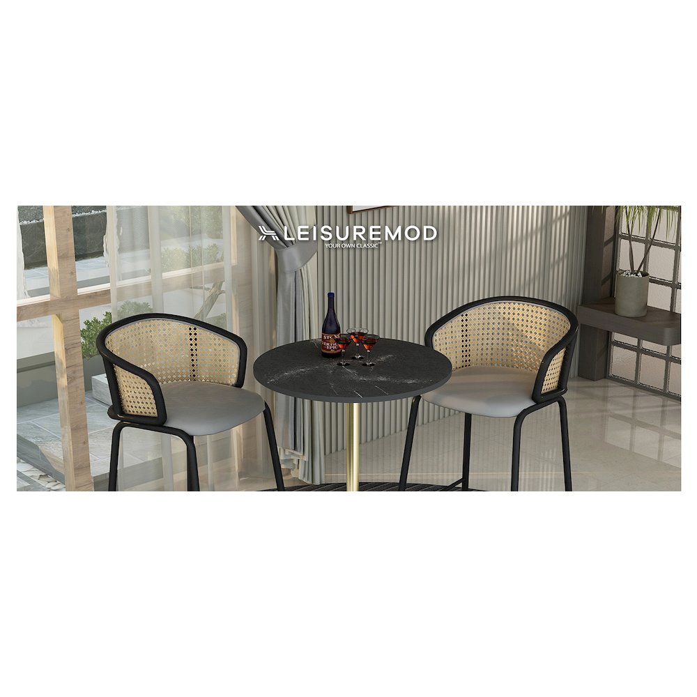 Aleen High-Back Office Chair in Black. Picture 17