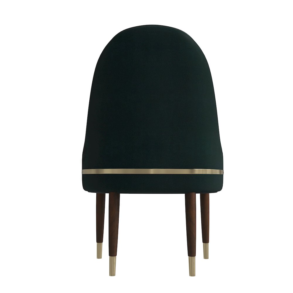 Elara Collection Wooden Dining Chair in Two-Tone Green Set of 4. Picture 9