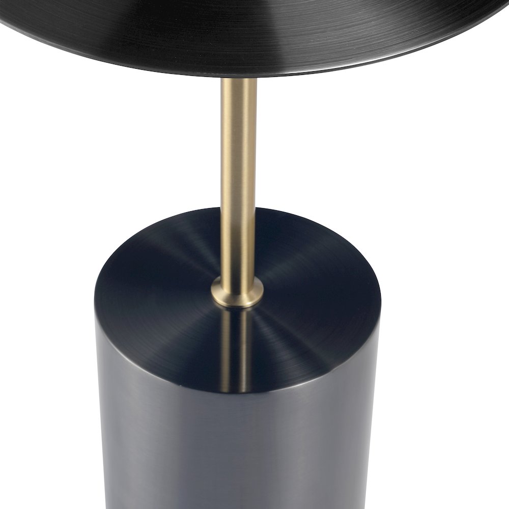 Malta Collection Modern End Table In Black. Picture 13