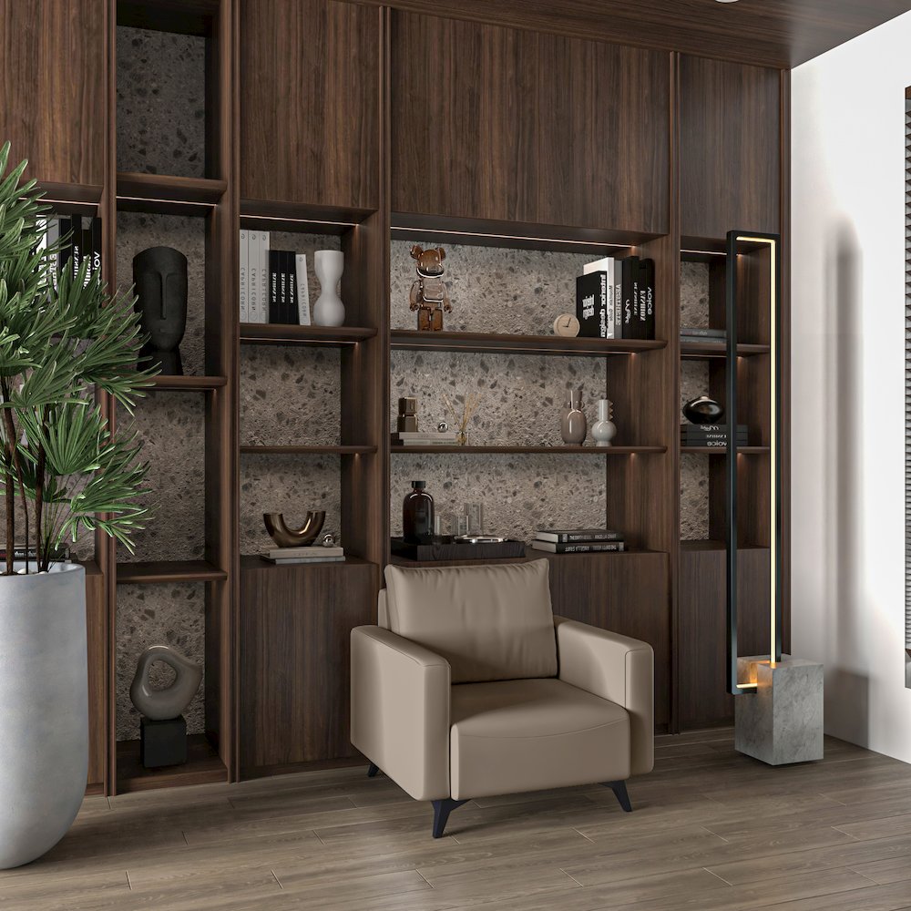 Inno Collection Single Seater Sofa In Taupe. Picture 9