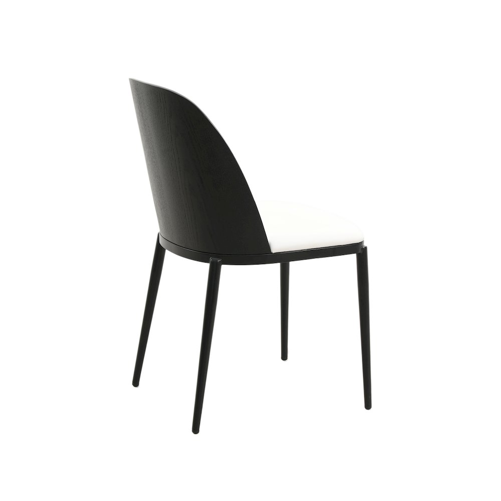 Tule Mid-Century Modern Dining Side Chair Set of 2. Picture 8