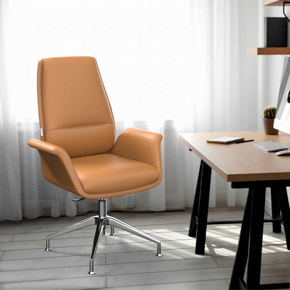 Summit Office Chair in Acorn Brown. Picture 6