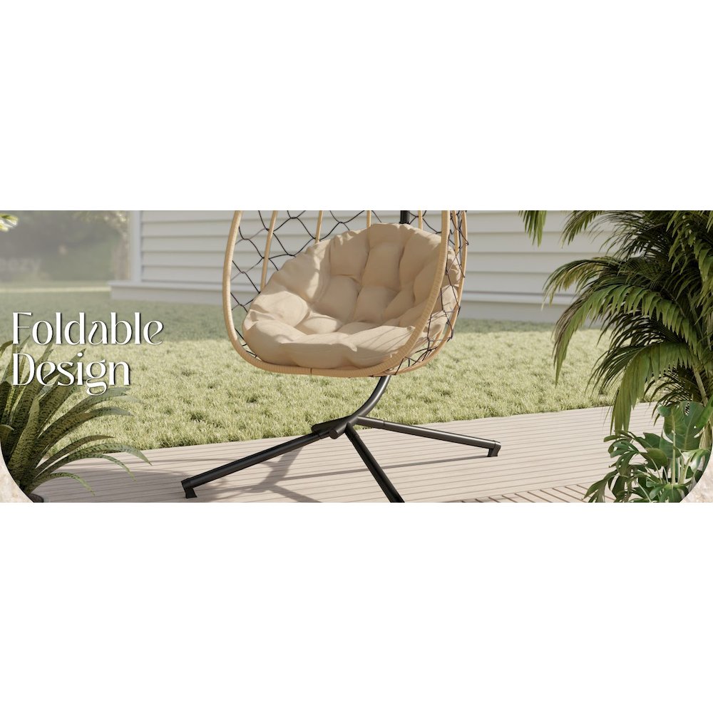 Aero Collection Modern Dining Chair in Oatmeal Set of 2. Picture 19