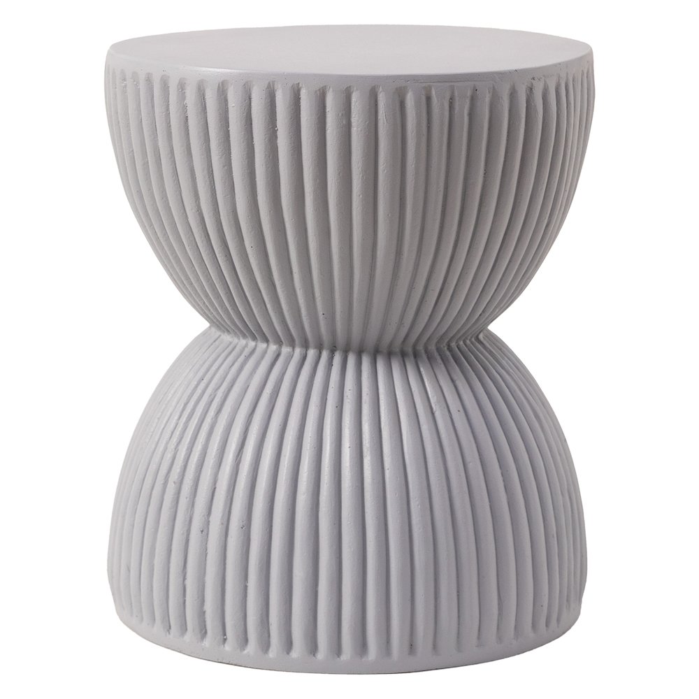 Modern Side End Table Spire Series In Grey. Picture 1