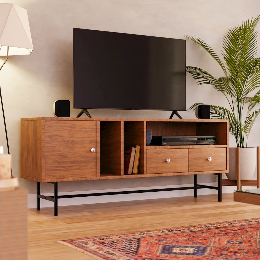 Rochester Modern Rectangular TV Stand. Picture 15