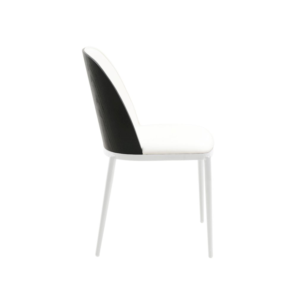 Tule Mid-Century Modern Dining Side Chair Set of 2. Picture 3