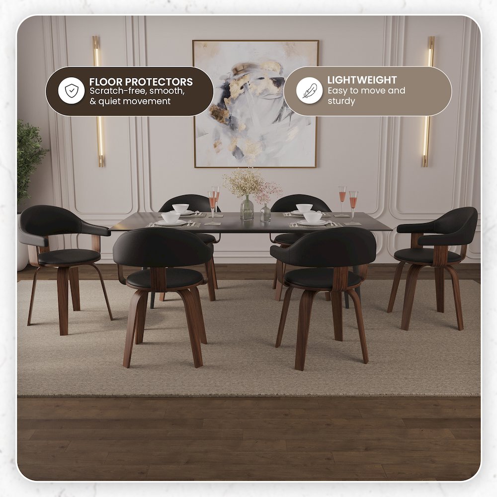 Modern Wooden Dining Chair. Picture 4