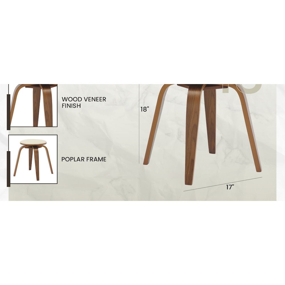 Modern Wooden Dining Stool. Picture 19