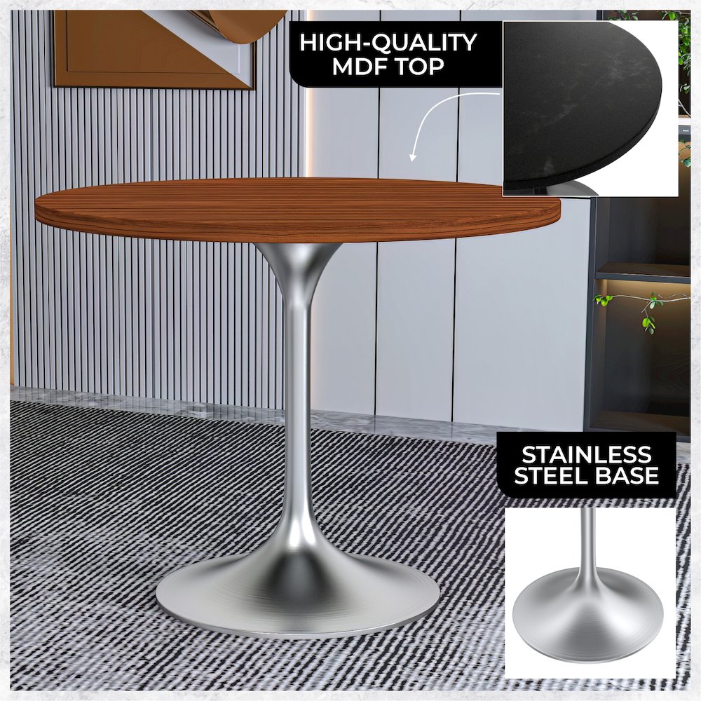 Verve Collection 36" Round Dining Table. Picture 2