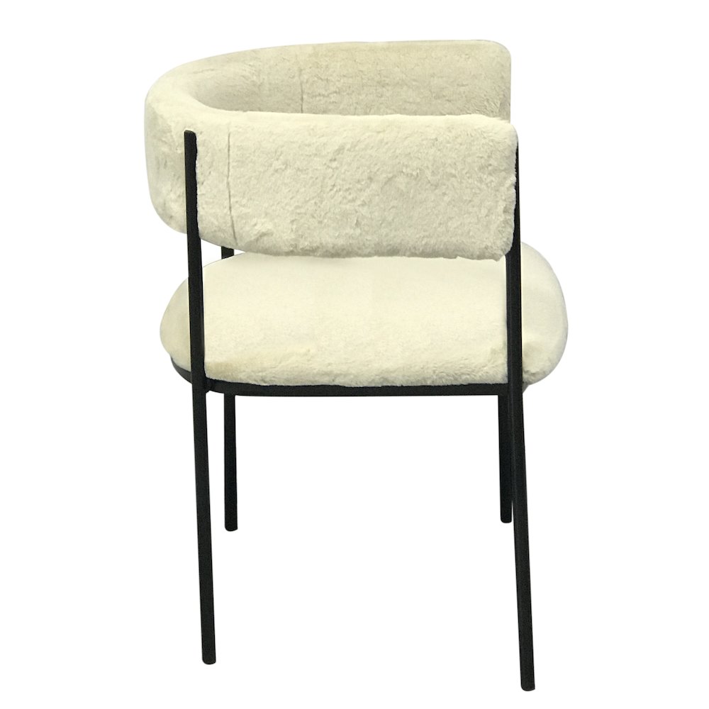Gavin Series Modern Chair Black Frame in Charcoal. Picture 17
