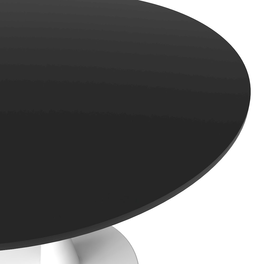 Bristol Mid-Century Modern Round Dining Table. Picture 24
