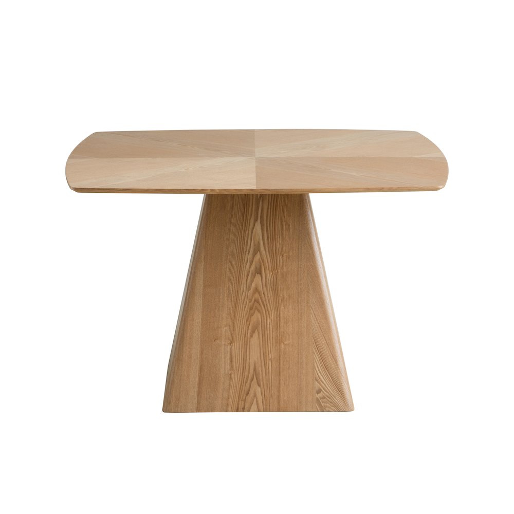 Zephry Collection Modern Dining Wooden Square Dining Table in Natural Wood. Picture 39