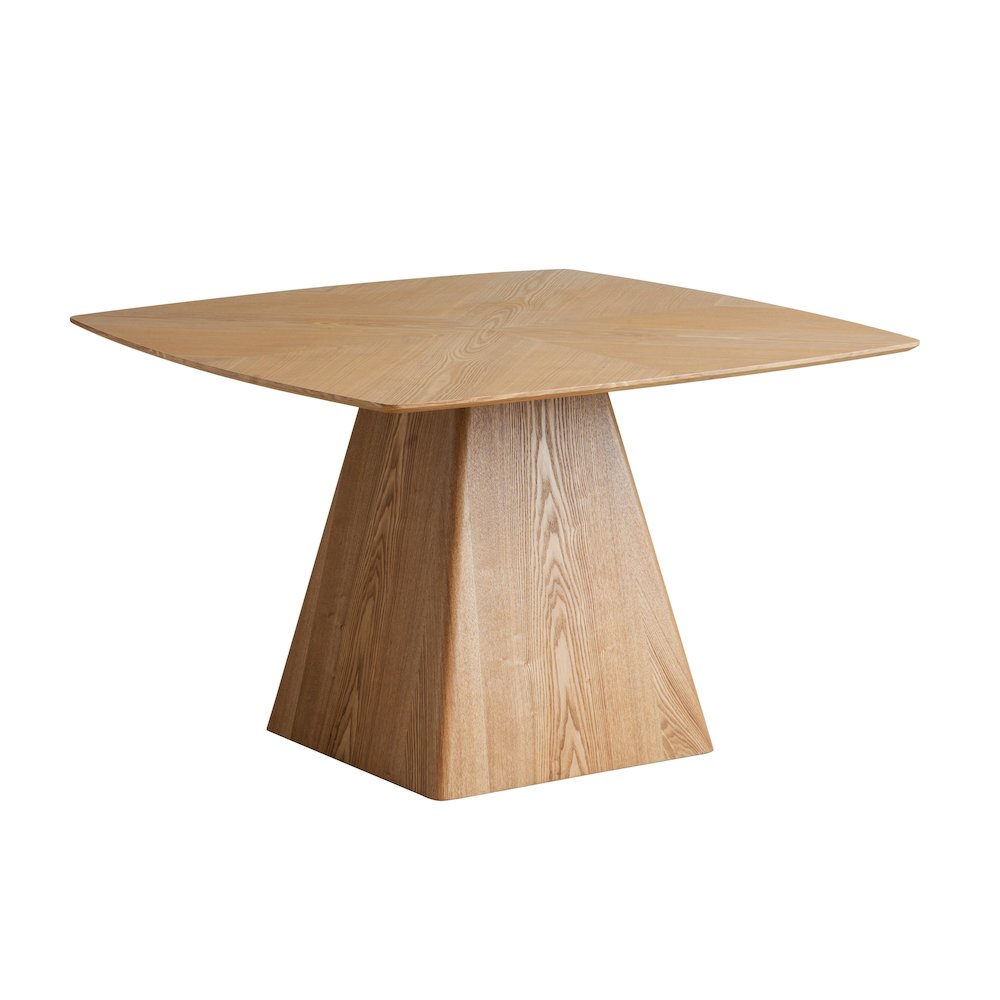 Zephry Collection Modern Dining Wooden Square Dining Table in Natural Wood. Picture 40