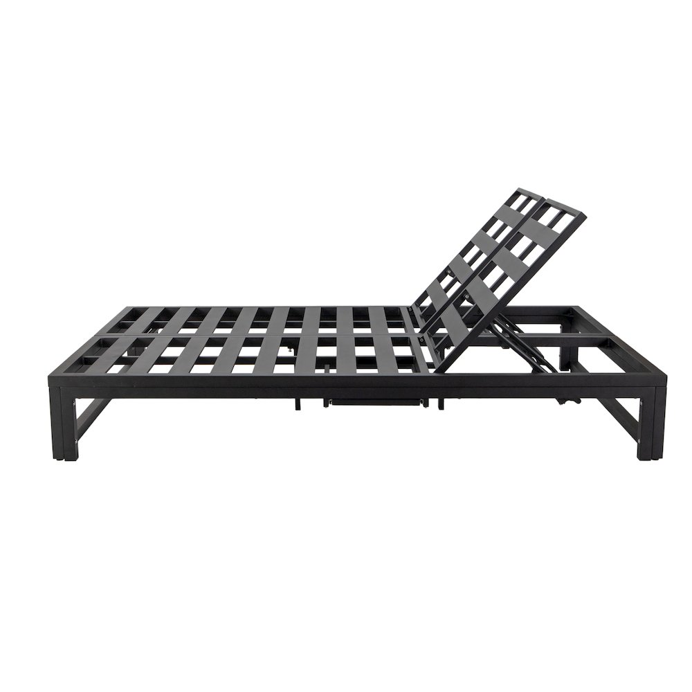 Chelsea Convertible Lounge Reclining Double Chaise With Cushions. Picture 41