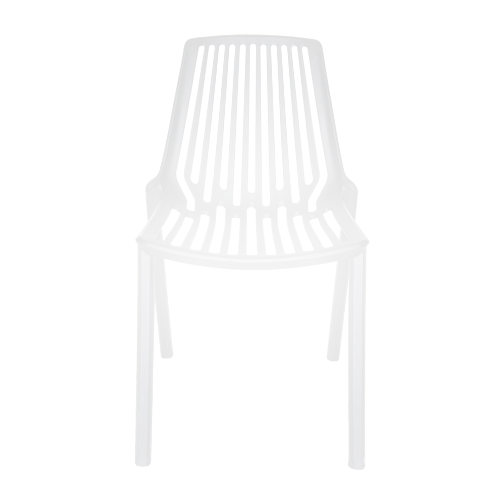 Acken Plastic Stackable Dining Chair, Set of 2. Picture 2